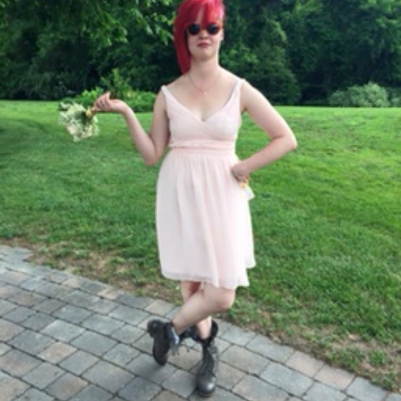 David's Bridal Dresses & Skirts - Pink bridesmaid dress